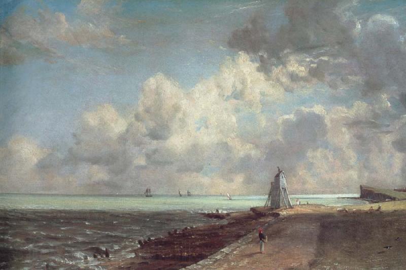 John Constable Hanwich Lightouse Norge oil painting art